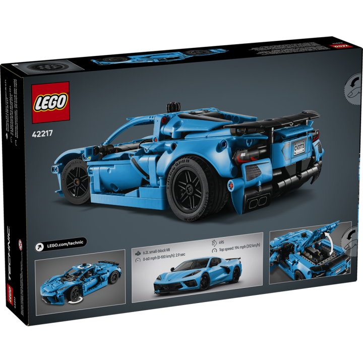 Chevrolet Corvette Stingray Blu - Lego Technic 42217