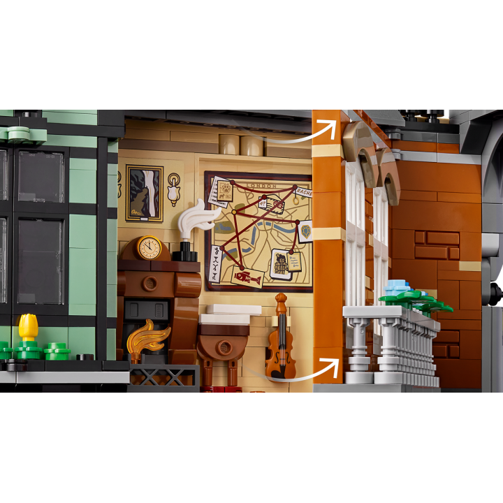 Sherlock Holmes: Book Nook - Lego Icons 10351