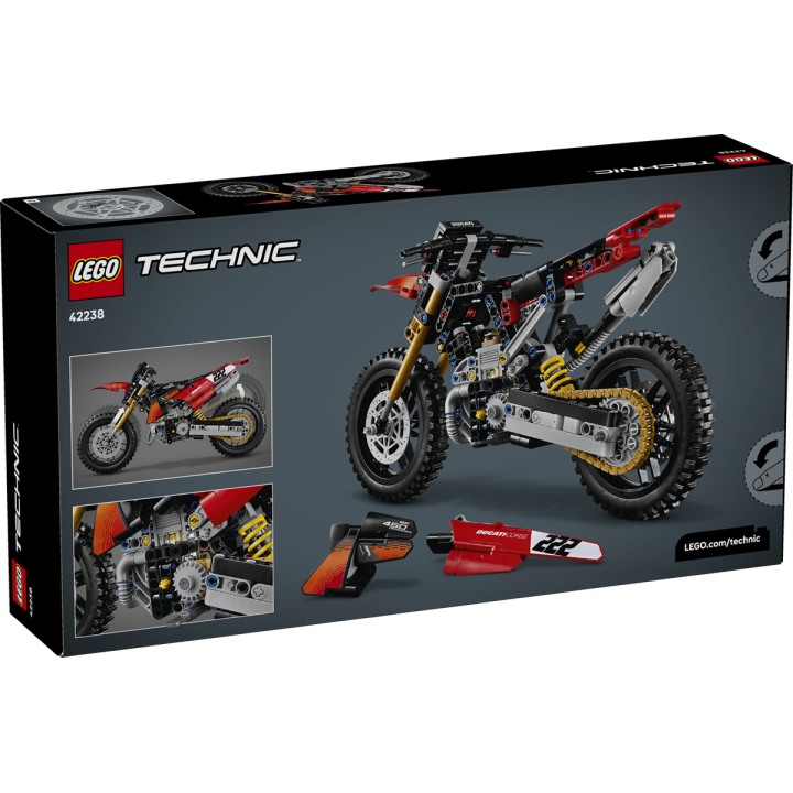 Moto Ducati Desmo450 MX Factory - Lego Technic 42238