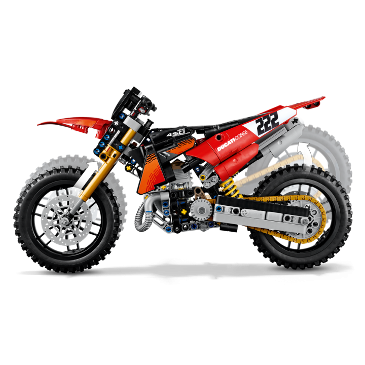 Moto Ducati Desmo450 MX Factory - Lego Technic 42238