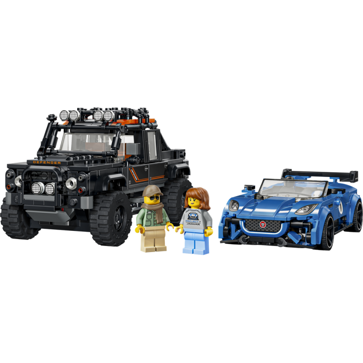 Jaguar Project 7 e Land Rover Defender - Lego Speed Champions 77264
