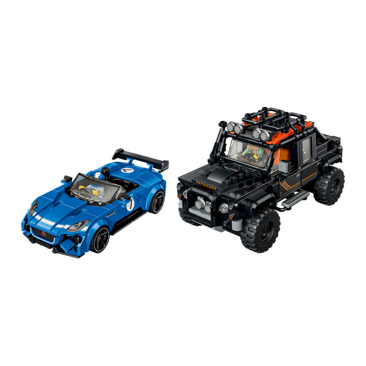 Jaguar Project 7 e Land Rover Defender - Lego Speed Champions 77264
