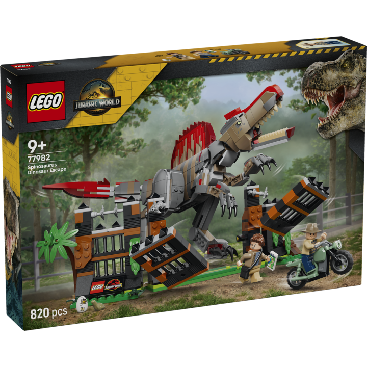 Fuga dal dinosauro Spinosauro - Lego Jurassic Workd 77982