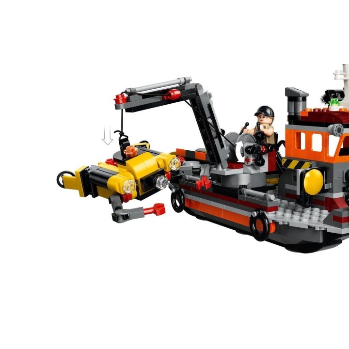 Attacco alla barca del dinosauro Mosasaurus - Lego Jurassic World 77983