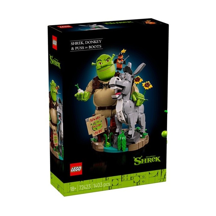 Shrek, Ciuchino e Gatto con gli Stivali - Lego 72423
