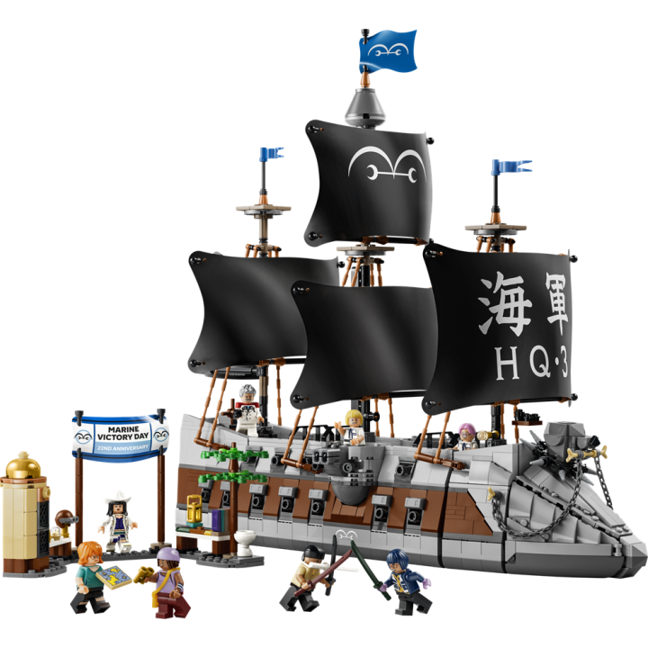 La nave da guerra di Garp - Lego One Piece 75646