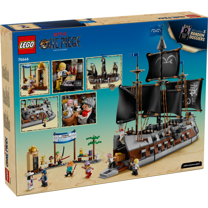 La nave da guerra di Garp - Lego One Piece 75646