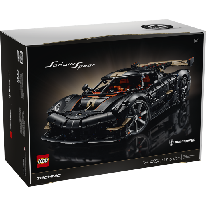 Hypercar Koenigsegg Sadair's Spear - Lego Technic 42232
