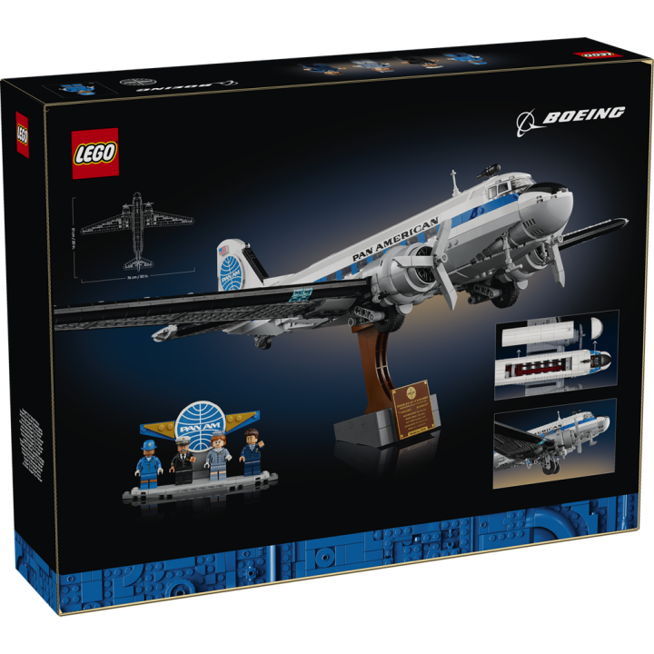 Aereo di linea Douglas™ DC-3™ PAN AM® - Lego Icons 11378