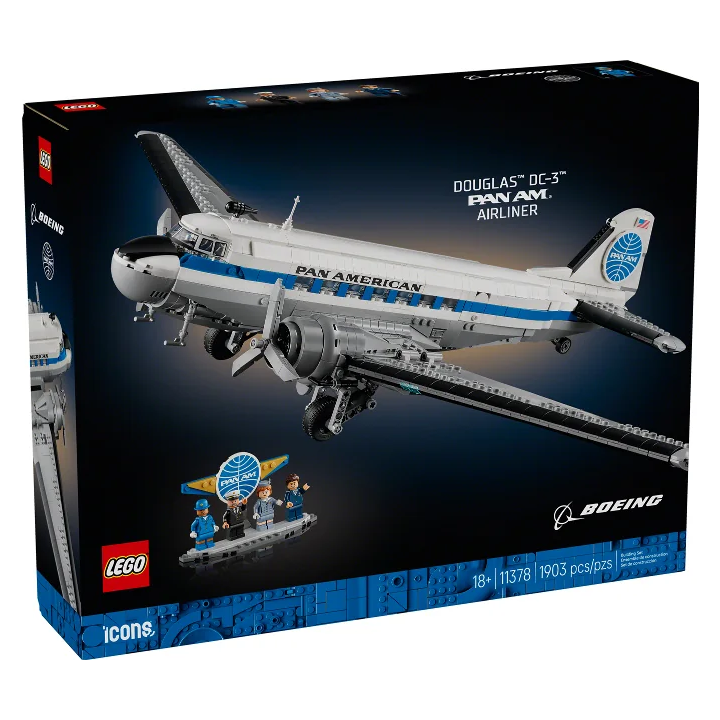Aereo di linea Douglas™ DC-3™ PAN AM® - Lego Icons 11378