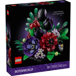 Composizione di fiori scuri - Lego Botanicals 11513