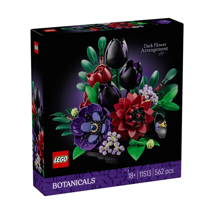 Composizione di fiori scuri - Lego Botanicals 11513