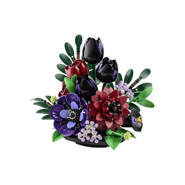 Composizione di fiori scuri - Lego Botanicals 11513