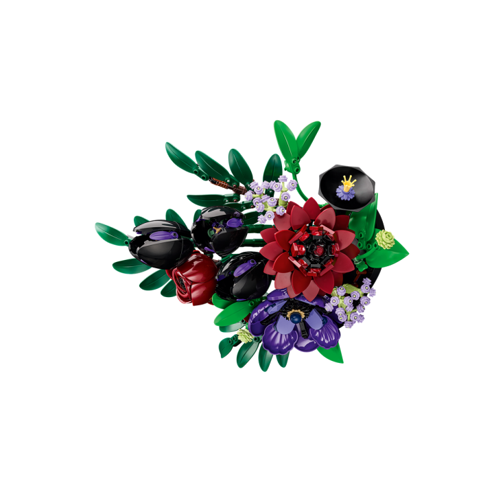 Composizione di fiori scuri - Lego Botanicals 11513
