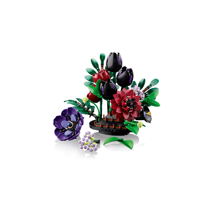 Composizione di fiori scuri - Lego Botanicals 11513