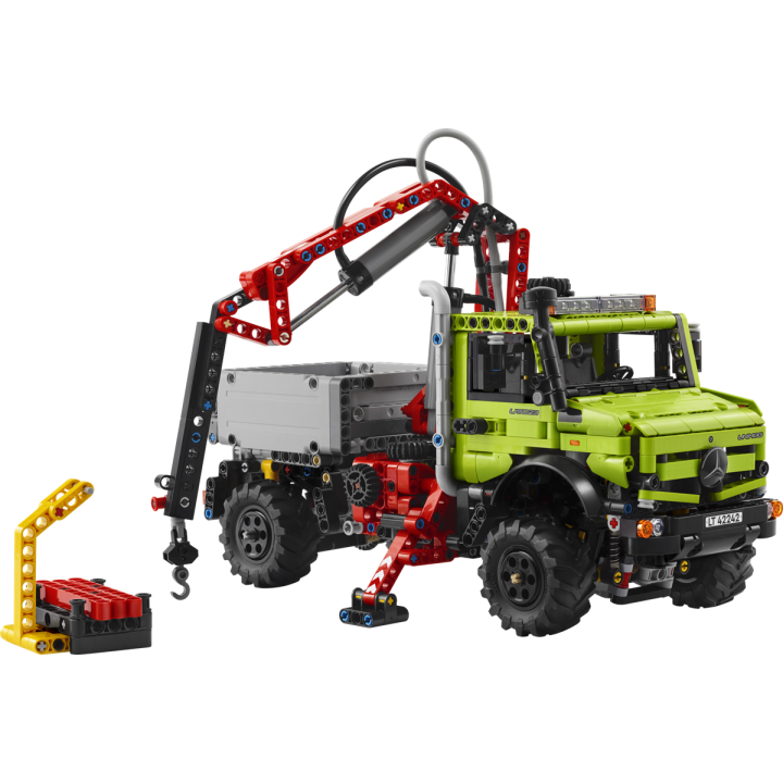 Mercedes-Benz Unimog U 5023 con gru - Lego Technic 42242