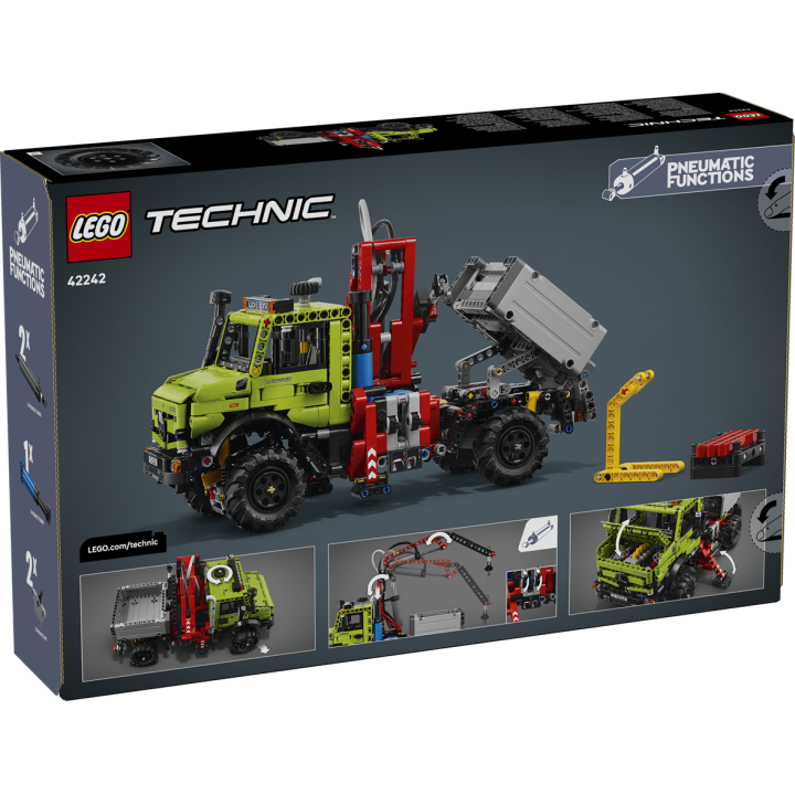 Mercedes-Benz Unimog U 5023 con gru - Lego Technic 42242