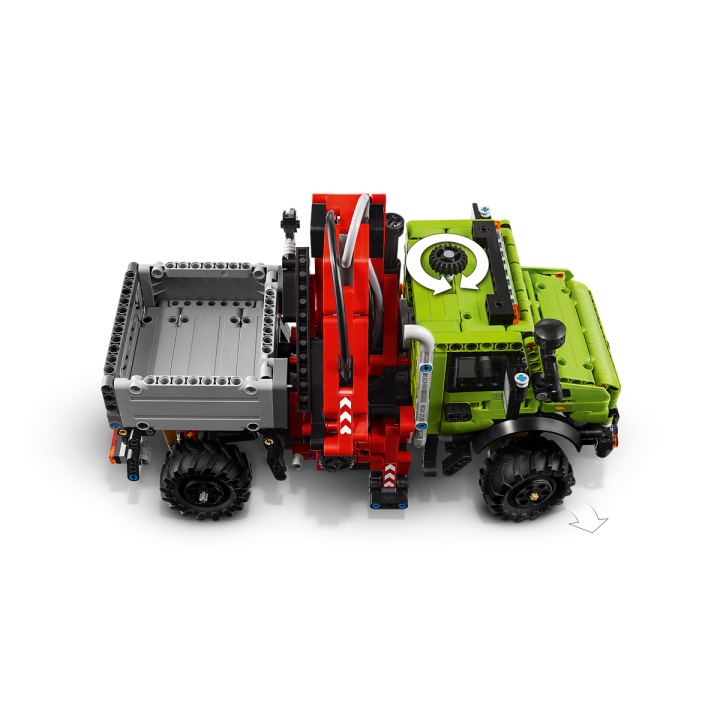 Mercedes-Benz Unimog U 5023 con gru - Lego Technic 42242