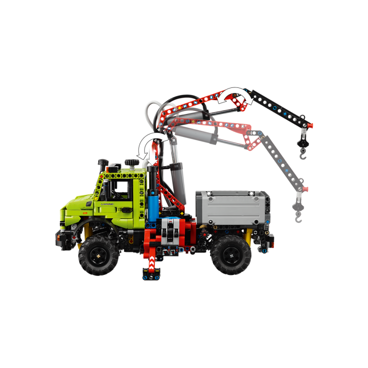 Mercedes-Benz Unimog U 5023 con gru - Lego Technic 42242
