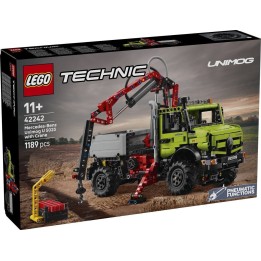 Mercedes-Benz Unimog U 5023 con gru - Lego Technic 42242
