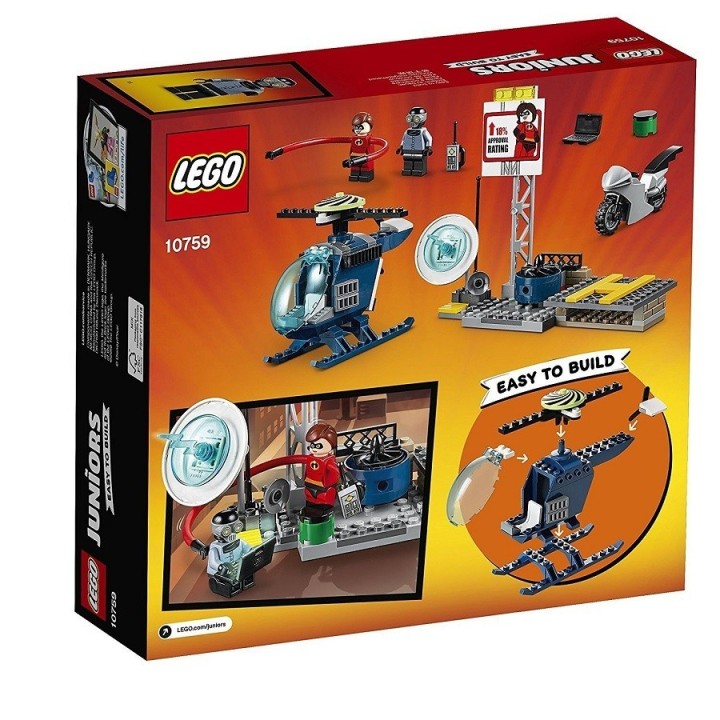 Inseguimento sul tetto di Elastigirl - Lego Juniors 10759