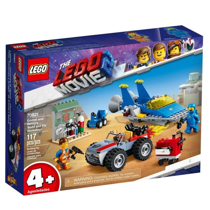 Emmet e l'officina Aggiustatutto di Benny! - Lego 70821