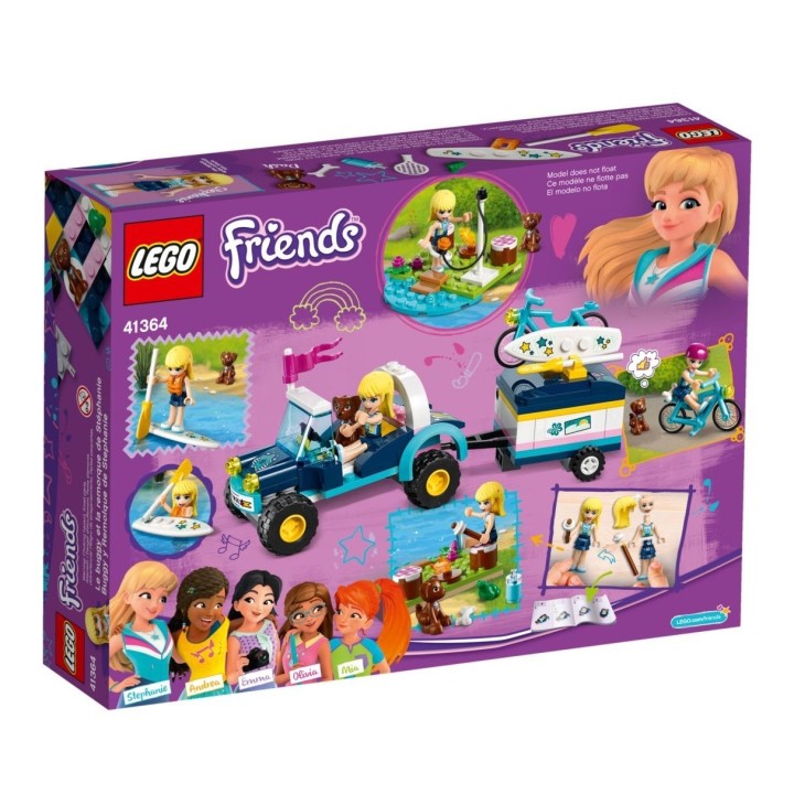 Il buggy con rimorchio di Stephanie - Lego Friends 41364