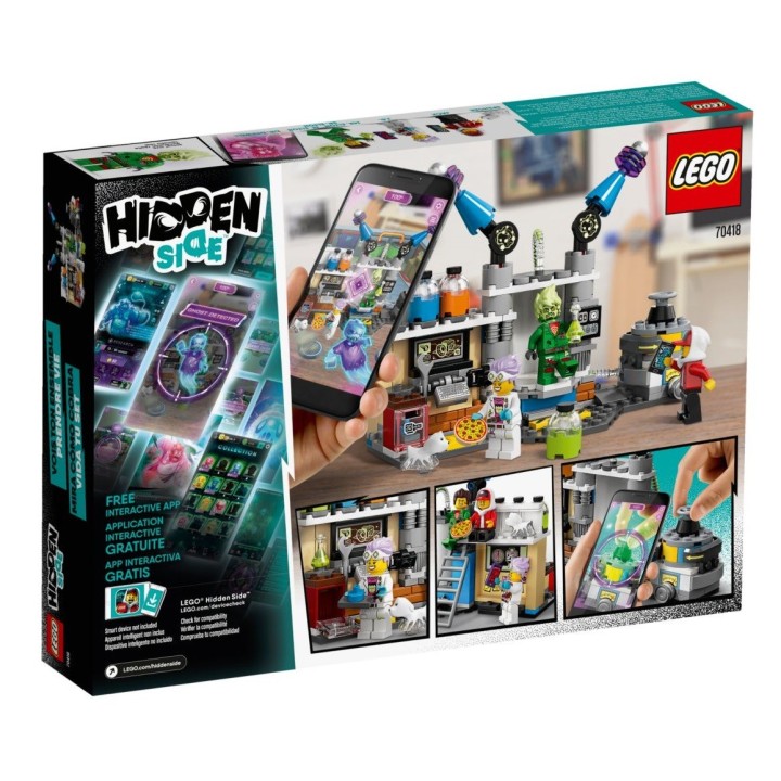Il laboratorio spettrale di J.B. - Lego Hidden Side 70418