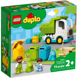 Camion della spazzatura e riciclaggio - Lego Duplo 10945