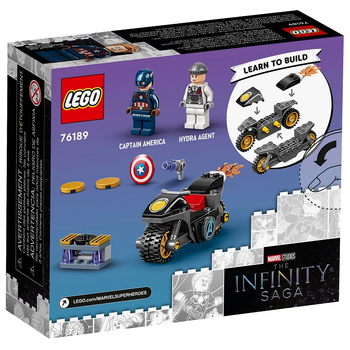 Scontro tra Captain America e Hydra - Lego Marvel 76189