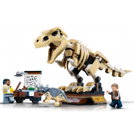 La mostra del fossile di dinosauro T. Rex - Lego Jurassic World 76940