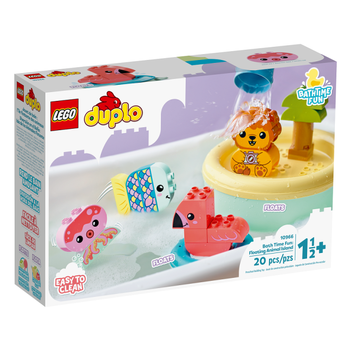 Ora del bagnetto: Isola degli animali galleggiante - Lego Duplo 10966